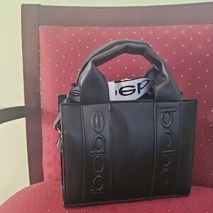 Bebe Black Wome Tote Bag